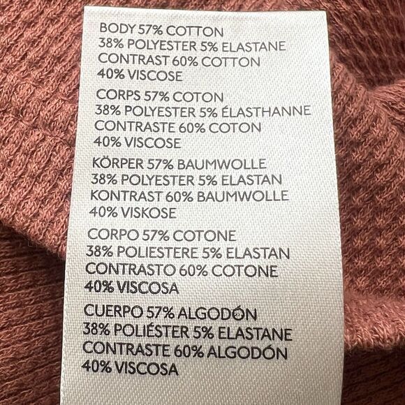 Free People Mikah Layering Cuff Autumn Combo Shirt V-neck Boho Fall Small k16 - Picture 8 of 10